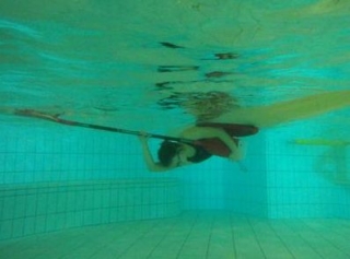  Entrenamiento de kayak en alberca 